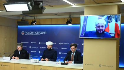 Дауд хазрат Мухутдинов принял участие в видеомосте, посвященном месяцу Рамадан