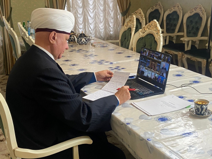 ГЛАВА ДСМР ВЫСТУПИЛ НА ЗАСЕДАНИИ ОРГКОМИТЕТА ПО ПОДГОТОВКЕ И ПРОВЕДЕНИЮ ПРАЗДНОВАНИЯ 1100-ЛЕТИЯ ПРИНЯТИЯ ИСЛАМА ВОЛЖСКОЙ БУЛГАРИЕЙ