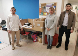 Мусульмане Зеленограда приняли участие в сборе гуманитарной помощи для жителей Луганской и Донецкой народных республик