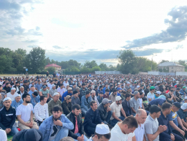 МУХТАСИБАТ МОСКОВСКОЙ ОБЛАСТИ ПРОВЕЛ ПРАЗДНИЧНЫЕ МЕРОПРИЯТИЯ ПО СЛУЧАЮ КУРБАН-БАЙРАМ