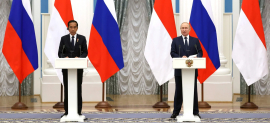 В Кремле прошли переговоры президента России Владимира Путина с главой Индонезии Джоко Видодо